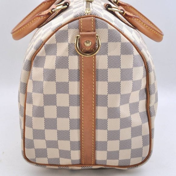 Damier Azur Speedy Bandouliere 30 Hand Bag - Picture 3 of 10